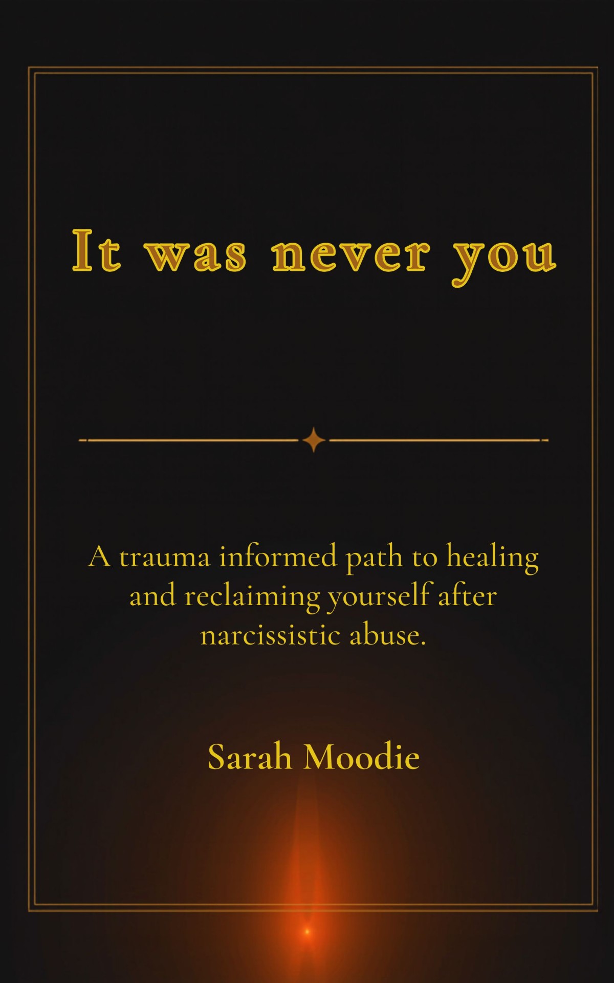 It Was Never You: book cover by Sarah Moodie
